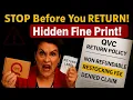 QVC Return Policy EXPOSED - Don t Return Before You See This