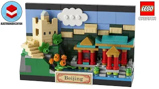 LEGO Creator 40654 Beijing Postcard Speed Build