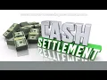 How do card processing merchants calculate settlement amounts