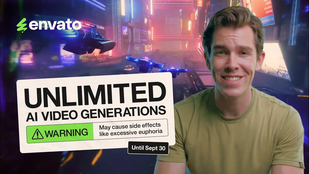 Envato — Envato — Unlimited AI Video Generations (YouTube video ad)
