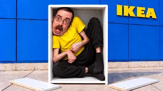 STUFFED INTO IKEA FURNITURE