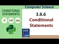 Conditional Operators in Python Class 11 Computer Science 2025 - Chapter 3