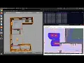 ROS Navigation in the turtlebot3 house simulation