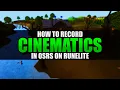 How To Record Cinematics In OSRS Runelite Settings Guide