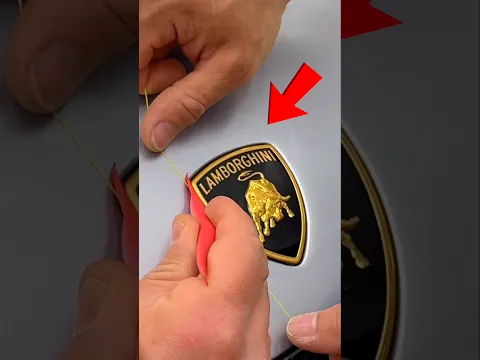 Lamborghini का Logo हटाना बच्चों का खेल नहीं 😱🔥 #shorts