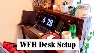 work from home desk setup u0026 desk tour 