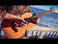 Download Lagu INSTANT RELAXATION | Acoustic Blues Guitar + Ocean Waves…