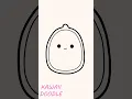 HOW TO DRAW A CUTE AVOCADO SQUISHMALLOW STEP BY STEP KAWAII DOODLE