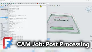 Jobs Post Processing - FreeCAD CAM 1 1