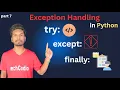 Exception Handling in Python COMPLETE guide Python Tutorial part 7