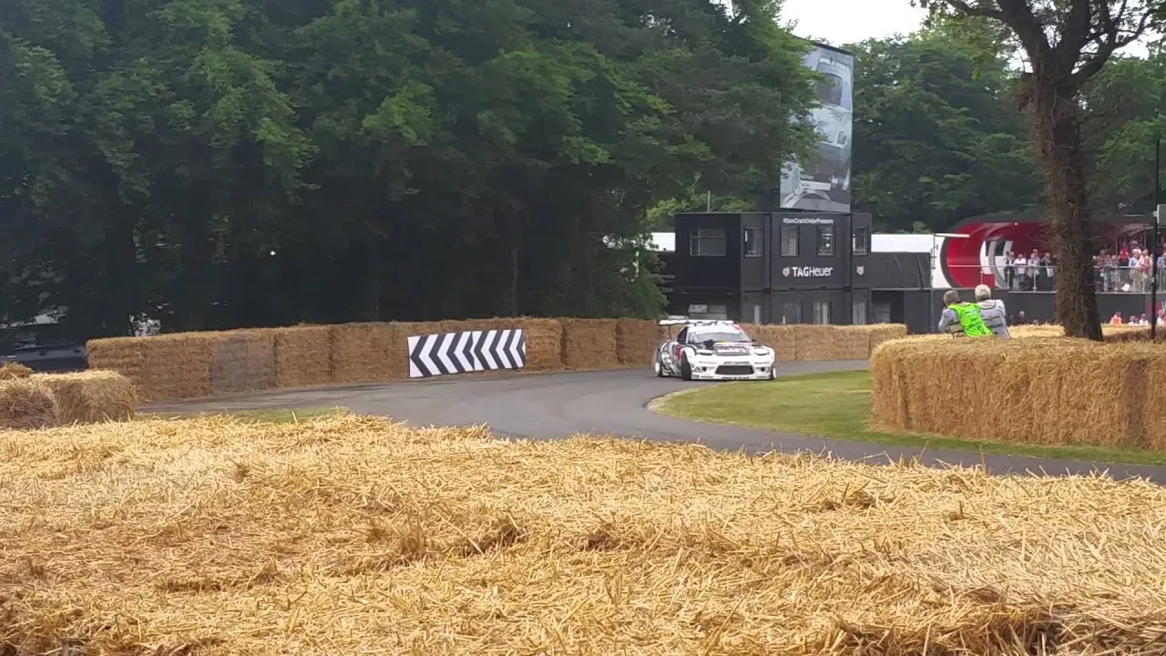 Mad Mike Whiddett in his RX7 at Goodwood FOS