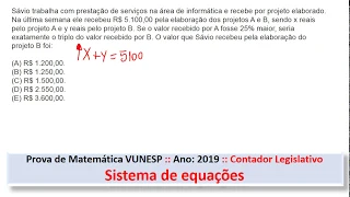 Matemática VUNESP: Questões Resolvidas de Concursos Fundamentais