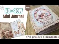 Free Printables Beginners Project - Friendly No-Sew Junk Journal