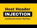 Host Header Injection Attack Authentication Bypass