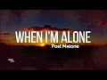 Post Malone - WHEN I M ALONE