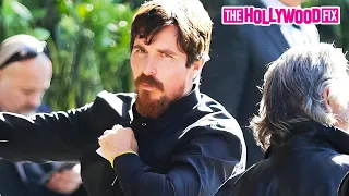 Christian Bale His Wife Sibi Blazic Arrive At The AFI Awards Luncheon In Beverly Hills CA