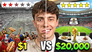 $1 vs $20,000 World Cup Experience