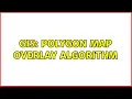 GIS polygon map overlay algorithm