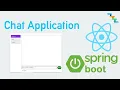 Realtime Chatroom application - SpringBoot Websocket ReactJS