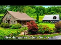 New Hampshire Cabin On 6 Acres Brook w Hobby Space NH Real Estate BnB Cabins NH