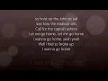 The Beach Boys - Sloop John B (I wanna go Home) LYRICS