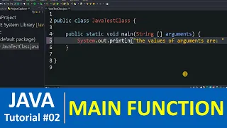 Java Tutorial - Understanding main method in Java Programming