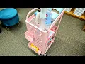 Review Pink office cart organizer with wheels