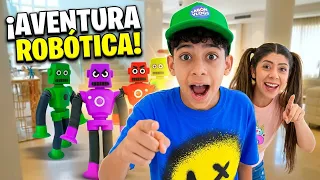 ¡Desafío de Robots y Aventuras en la Escuela con Jason y Alex!