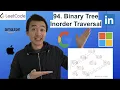 LeetCode 94 Binary Tree Inorder Traversal RECURSIVELY - Interview Prep Ep 66