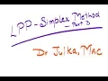 LPP 7 Simplex Method Part 3