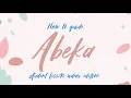 How to guide on Abeka student lesson s