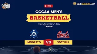 Modesto Junior College vs Foothill College Men s Basketball LIVE 25 - SJCC Tip-Off