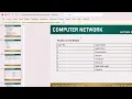 Lecture 25 Switching and its operation Computer Networks