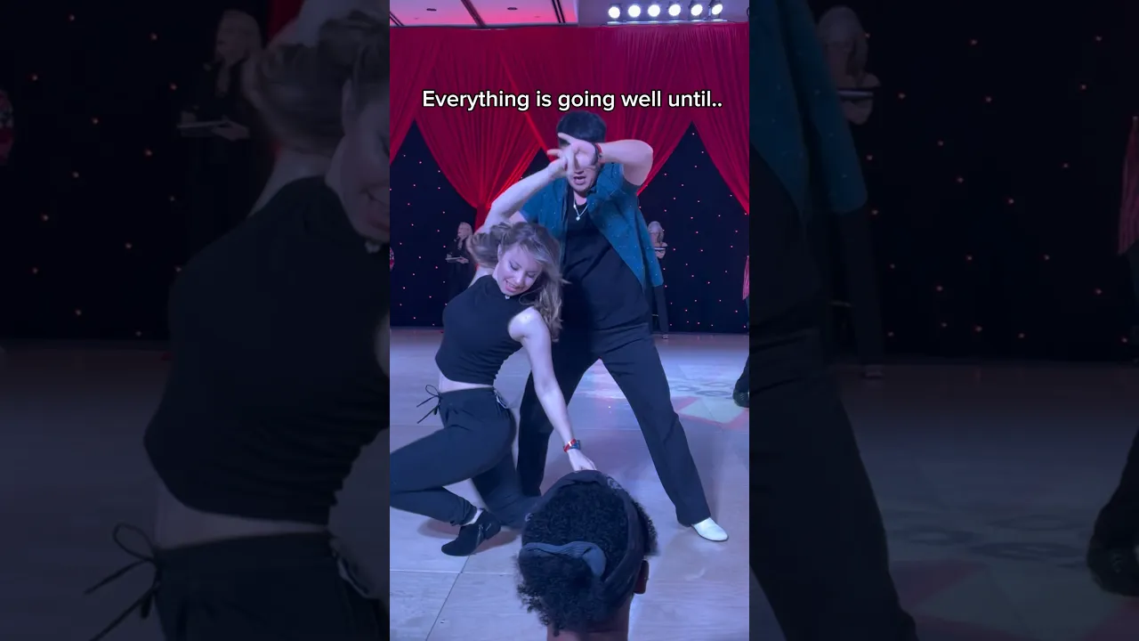 That could have been bad 😮‍💨 #dance #westcoastswingdancing #wcs #shorts #improv #closecall #swing