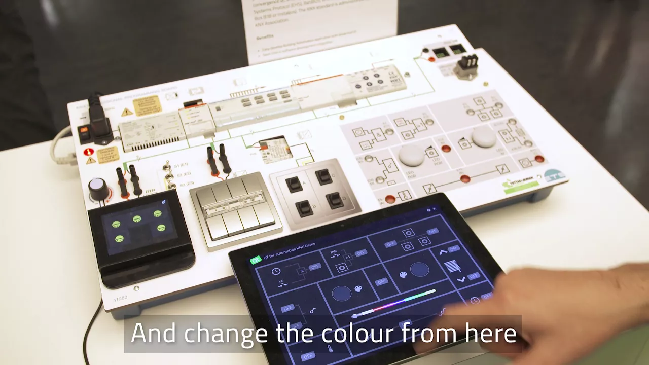 QtKNX Demo with Andrew O'Doherty