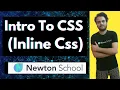 Introduction To Css In Hindi CSS Tutorial For Beginners In Hindi Inline CSS In Html In Hindi
