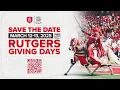 SAVE THE DATE 10th Annual Rutgers Giving Days