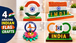 4 AMAZING Tricolour Crafts You’ll LOVE 🇮🇳 | 15 August DIY | Independence Day Special