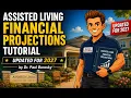 Assisted Living Financial Projections Template Tutorial Dr Paul Borosky DBA