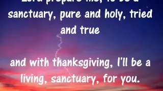 sanctuary lord prepare me lyrics