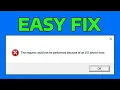 How To Fix Device Error in Windows