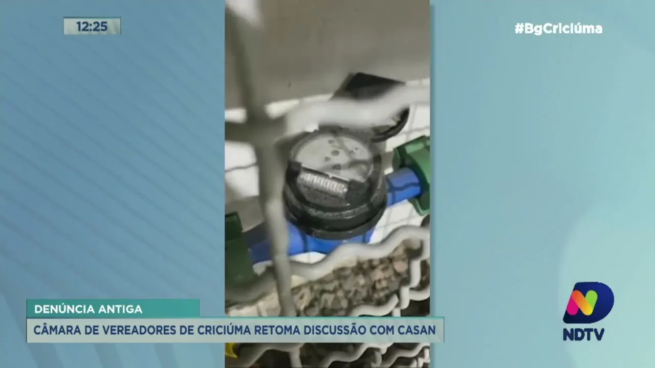 Câmara de Vereadores de Criciúma retoma discussão por cobrança da Casan
