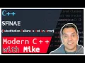 SFINAE Substitution Failure Is Not An Error Modern Cpp Series Ep 215