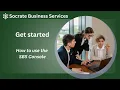Getting Started with Socrate Business Services