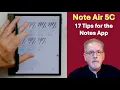 Boox Note Air 5C Notes App Overview