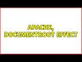 Apache DocumentRoot effect