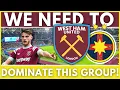 WEST HAM V FCSB FIVE MINUTE HAMMERS HEADLINES