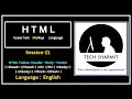HTML Tables Tutorial Headers Body Footer and Table Structure Session-21