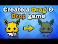 How to make a drag and drop game in Unity