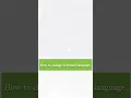 1-How to change keyboard language